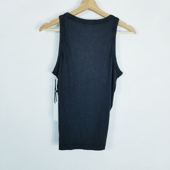 Urban Nation Skull Aloha Graphic Muscle Tee California coastal XS - Picture 5 of 7